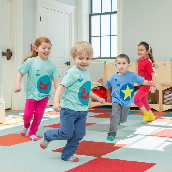 Children at play in CedarWorks Gear