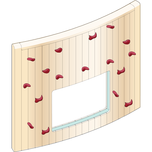 Shallow Curve 5' Lower Window