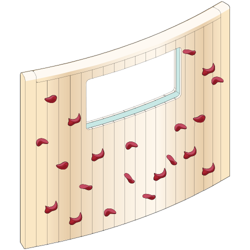 Shallow Curve 5' Upper Window