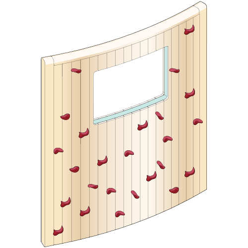 Shallow Curve 7' Upper Window