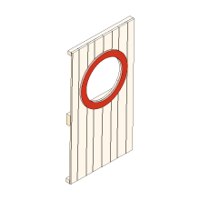 Playhouse Panel 2nd Floor Circle Window 2-5