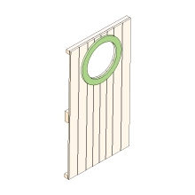 Playhouse Panel 2nd Floor Circle Window 5-12