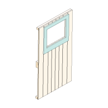Playhouse Panel 2nd Floor Square Window 5-12