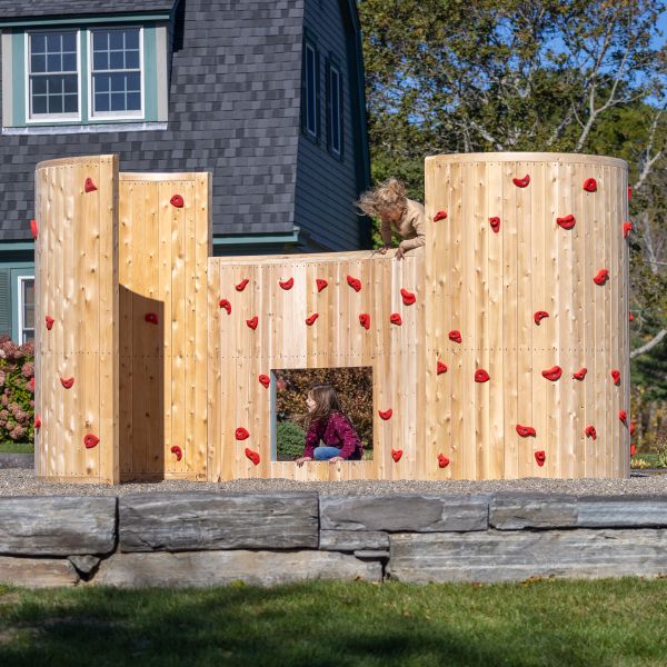 A beautiful and natural CedarWorks commercial climber