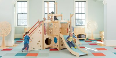 Indoor playset perfectly fit to space