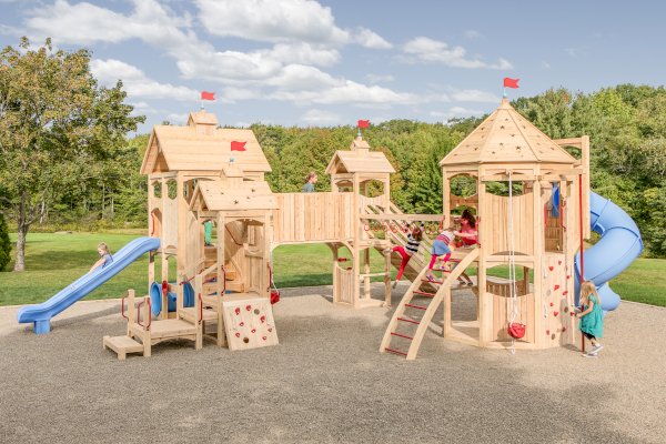 Commercial outdoor playset