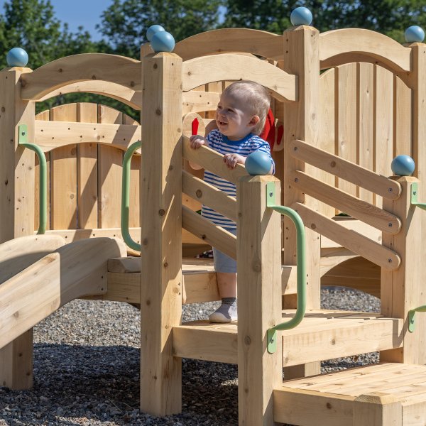 Cedar is the right wood for your outoor playset